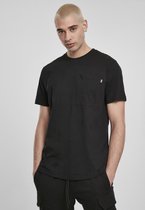 Urban Classics Heren Tshirt -S- Basic Pocket Zwart