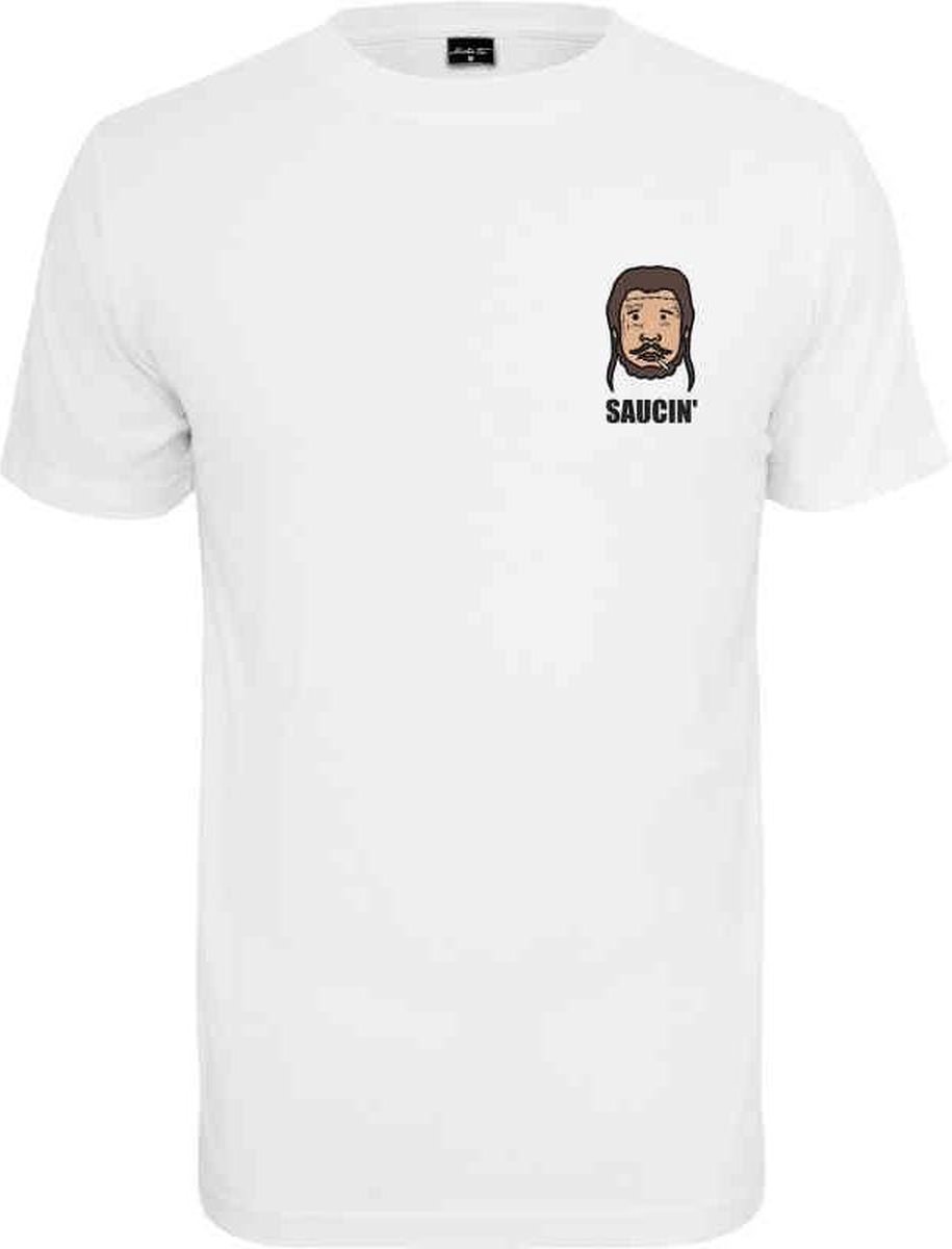 Urban Classics Heren Tshirt -XL- Saucin Wit