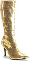 Pleaser Kniehoge laarzen -36 Shoes- US 6 Goudkleurig