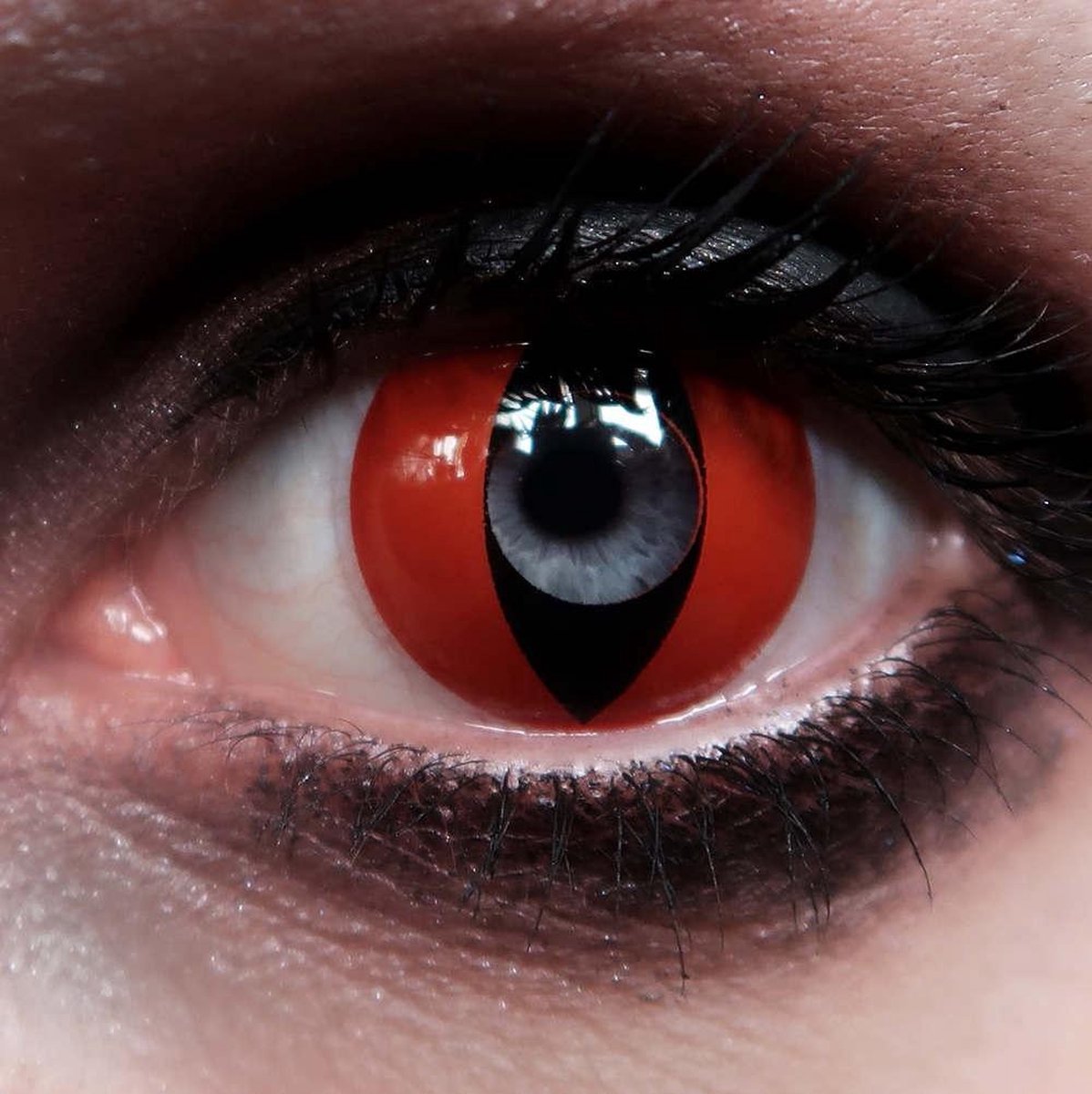 Devil - 1 dag fun lenzen - Halloween Carnaval Party - XtremeEyez - per 2 - MesmerEyez