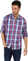 Regatta - Men's Banning Coolweave Long Sleeved Shirt - Outdoorshirt - Mannen - Maat L - Blauw