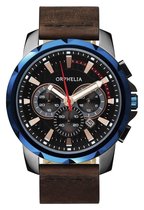 ORPHELIA Five senses OR81501 - Horloge - Ø 49 mm - Leer