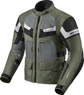 REV'IT! Cayenne Pro Green Black Textile Motorcycle Jacket L