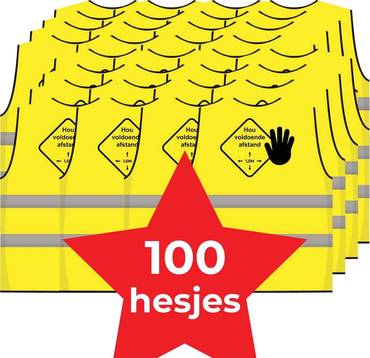 Hand aan de reling verplicht gebods- Ø 100 mm - Sticker thumbnail 2