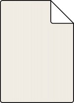 Proefstaal ESTAhome behangpapier fijne strepen zandkleurig - 115707 - 26,5 x 21 cm