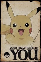 GBeye Pokemon Pikachu Needs You Poster 61x91,5cm