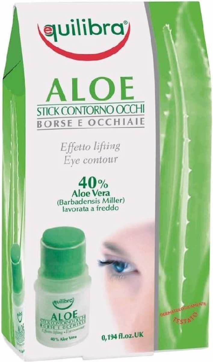 Equilibra - Aloe Stick Contorno Occhi Eye Contour aloesowy sztyft pod oczy Aloe Vera 5,5ml