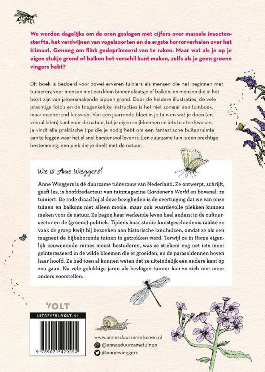 Duurzaam tuinieren - back cover