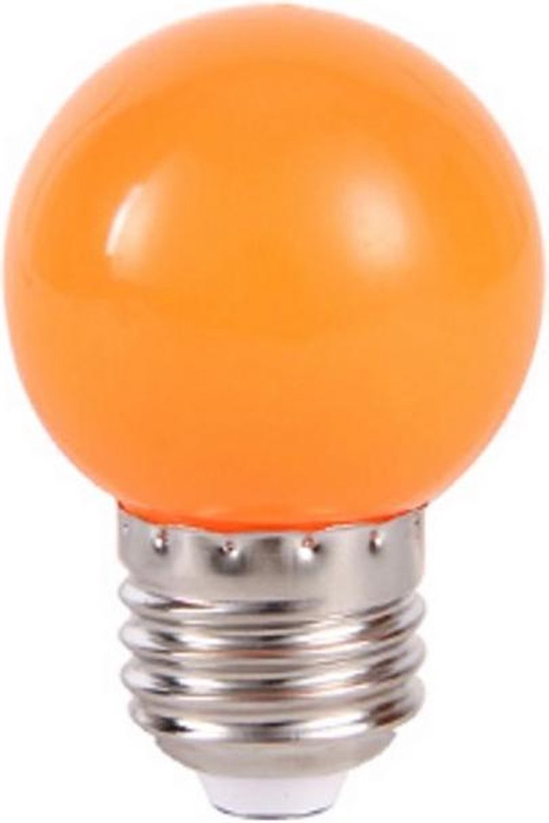 Tekalux Lichtsnoer Oranje lampenbol Geschikt voor buiten (IP44)