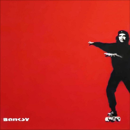 BANKSY Che Guevara sur patins Impression sur toile
