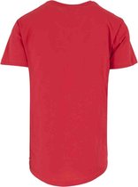 Urban Classics - Shaped Long Heren T-shirt - S - Rood