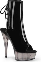 Pleaser Enkellaars -37 Shoes- DELIGHT-1018T US 7 Zwart