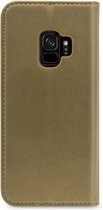 Goud hoesje voor Samsung Galaxy S9 Book Case - Pasjeshouder - Magneetsluiting (G960)