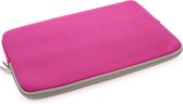 Universeel Sleeve 13 inch Roze Insteek hoesje Soft - Slim - Polyester