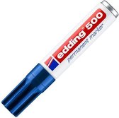 Viltstift edding 500 schuin blauw 2-7mm - 10 stuks