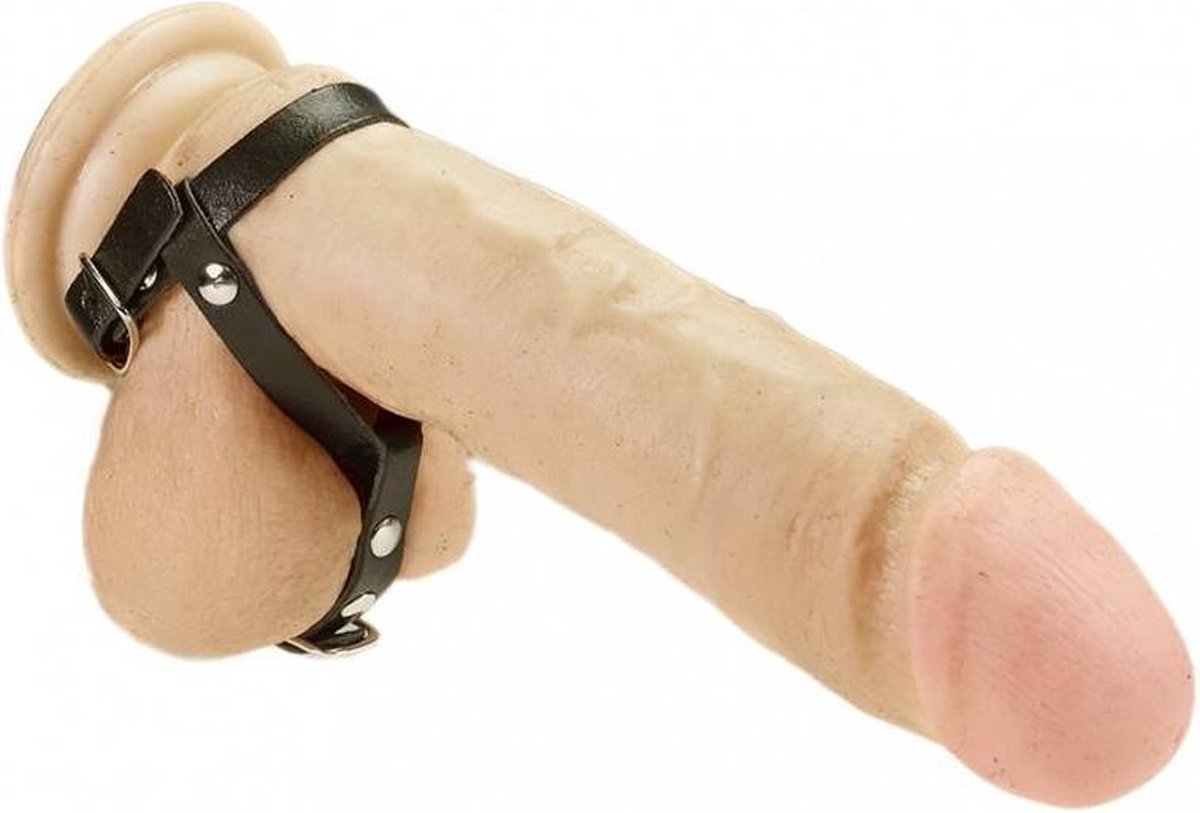 Rimba - Split lederen penis- & testikel Riemen