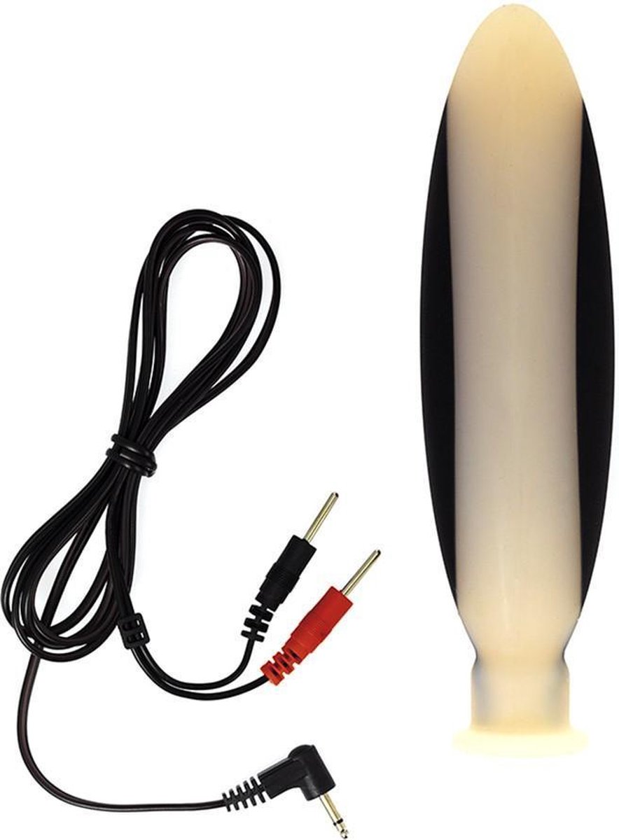 Rimba Electro Play Rimba Electro Sex Siliconen Dildo Plug Groot bi-polair 155 mm