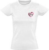 Love heart white | casual | vrouw | wit |