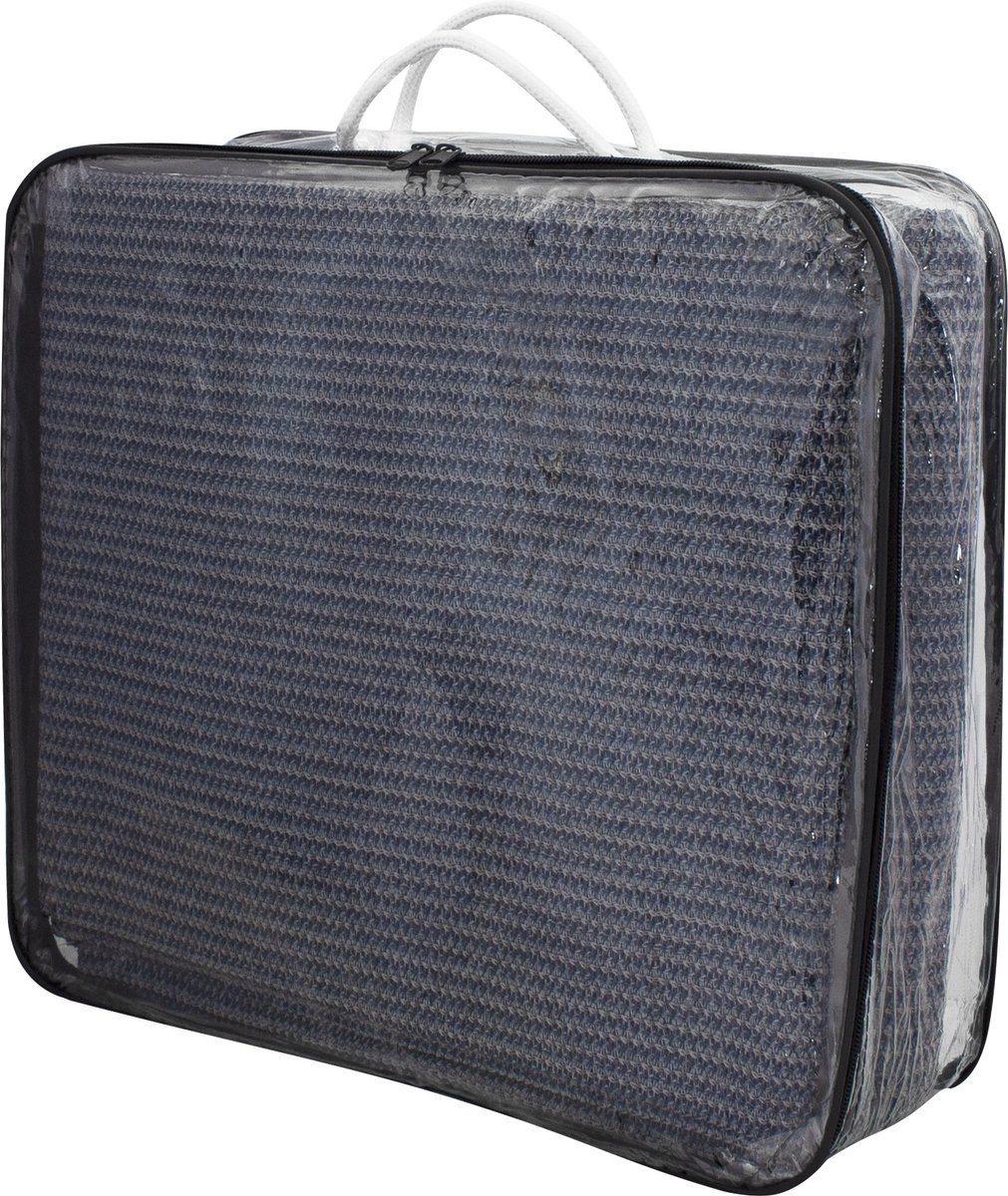 Eurotrail Multi Functional Tapijt/Schaduwdoek - 250*400cm - Grijs/Blauw
