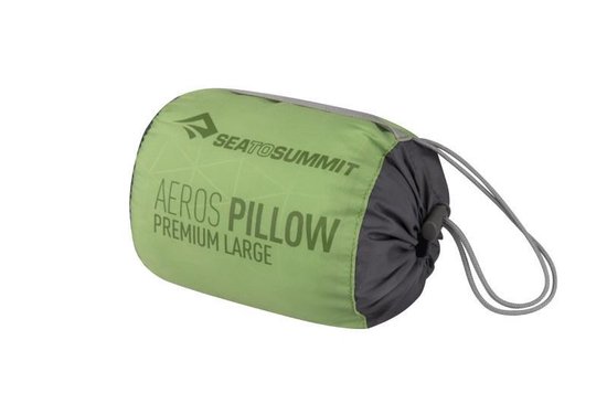 Sea to Summit Aeros Premium - Opblaasbaar Hoofdkussen - Large Lime van Sea to Summit — afbeelding 5