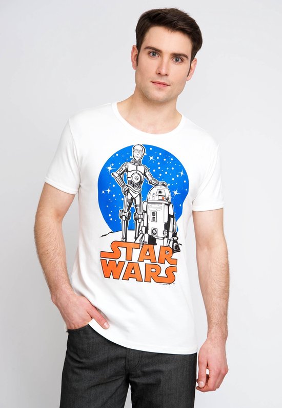 Logoshirt Printshirt C-3PO & R2-D2