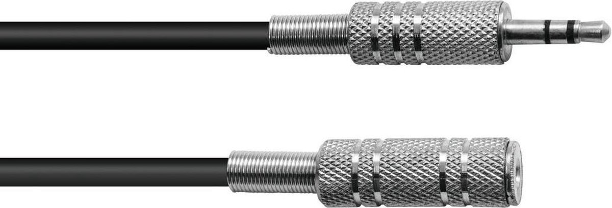OMNITRONIC jack verlengkabel 3.5 stereo 3m