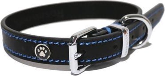Luxury Leather Halsband Hond Leer Luxe Bruin - 3.8X46-56 CM