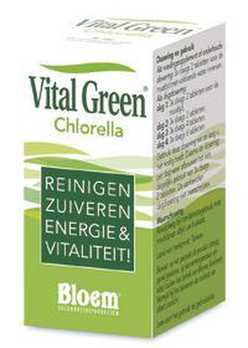 Bloem Vital Green Chlorella - 1000 Tabletten |