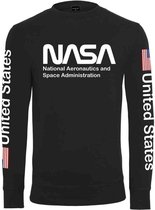 Urban Classics NASA Sweater/trui -L- NASA US Zwart