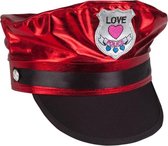 Boland Pet Love Police Polystyreen Dames Rood/zwart One-size