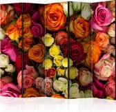 Kamerscherm - Scheidingswand - Vouwscherm - Bouquet of Roses II [Room Dividers] 225x172 - Artgeist Vouwscherm
