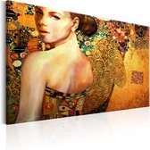 Schilderijen Op Canvas - Schilderij - Golden Lady 60x40 - Artgeist Schilderij