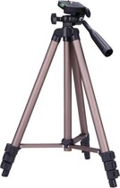 WT3130 draagbare camera statief met tuimelaar voor DSLR-cameracamera (bruin)