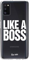 Casetastic Samsung Galaxy A41 (2020) Hoesje - Softcover Hoesje met Design - Like a Boss Print