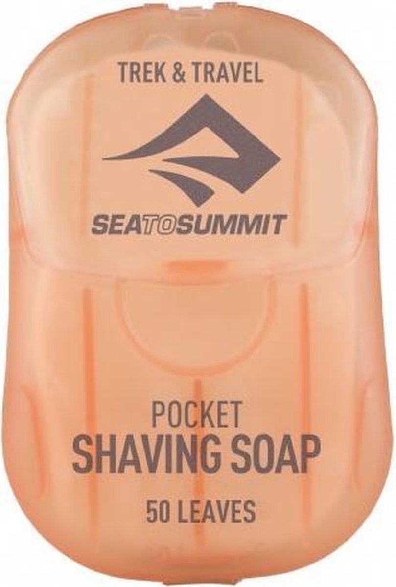 Sea To Summit Scheerzeep Pocket Shaving Soap Oranje/wit 50 Vellen