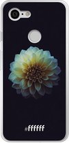 Google Pixel 3 Hoesje Transparant TPU Case - Just a perfect flower #ffffff