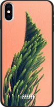 iPhone Xs Max Hoesje TPU Case - Waving plant #ffffff