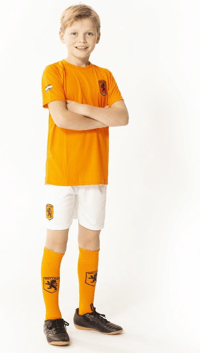 Oranje jongens voetbaltenue