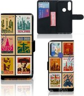 Telefoonhoesje Alcatel 1S 2020 Beschermhoesje Design Postzegels