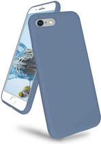 geschikt voor Apple iPhone 7 / geschikt voor Apple iPhone 8 / geschikt voor Apple iPhone SE 2020 hoesje siliconen - lavendel grijs