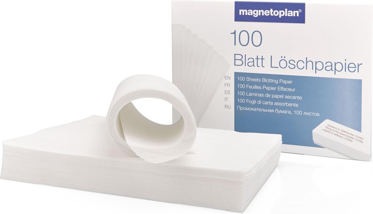 magnetoplan Vloeipapier 12296 Papier 100 stuk(s)