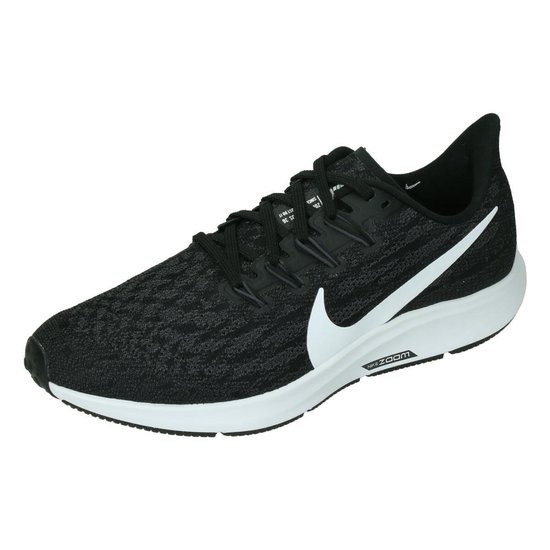 Nike Wmns Air Zoom Pegasus 36 Dames Hardloopschoenen - Black/White-Thunder  Grey - Maat 42,5 | Bestel nu!