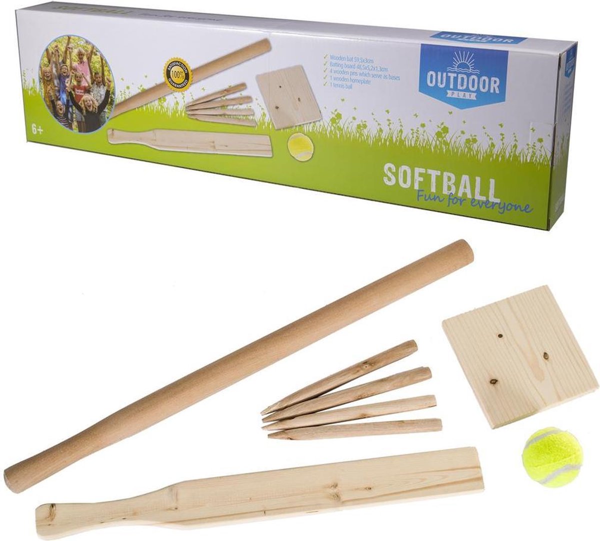 Classic Rounders Set [Bats, Ballen, Palen, Honken & Draagtas