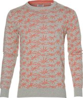 Dstrezzed Pullover - Slim Fit - Grijs - 3XL Grote Maten