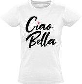 Ciao Bella dames t-shirt wit | grappig | cadeau | funny | maat M
