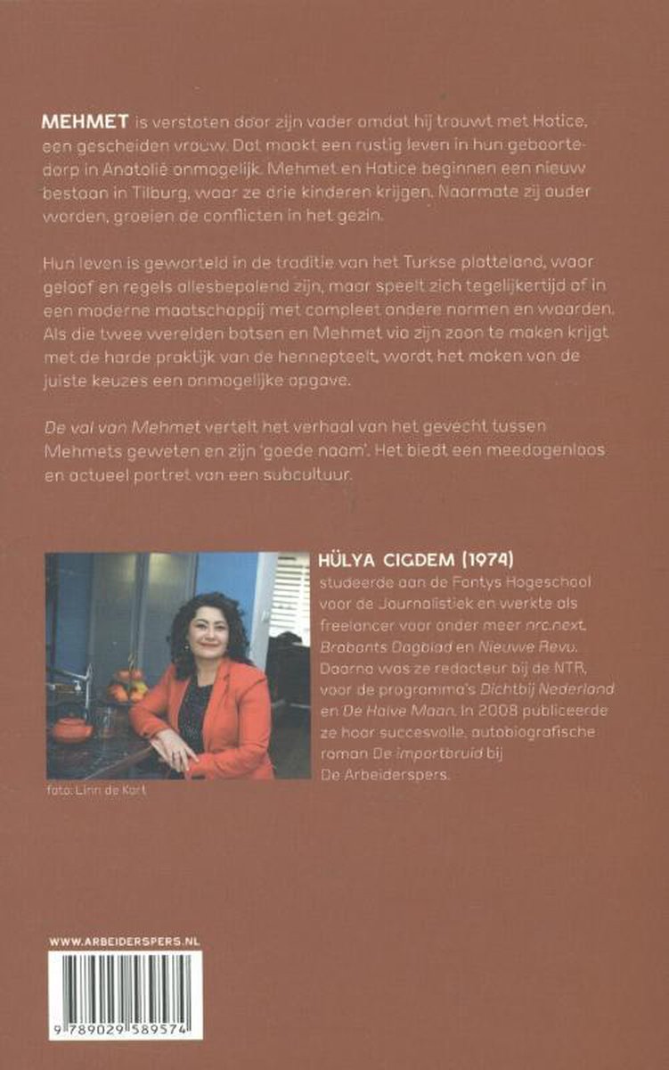 De val van Mehmet - back cover
