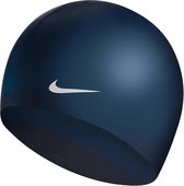 Nike Swim - Unisex Solid Silicone Cap Midnight Blauw