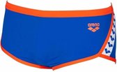 Arena M Team Stripe Low Waist Short Blauw - Nectarine