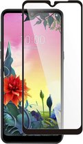 LG K40s - Full Cover Screenprotector - Gehard Glas - Zwart