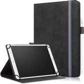Universele 9/11 inch tablet hoes - Wallet Book Case - Zwart